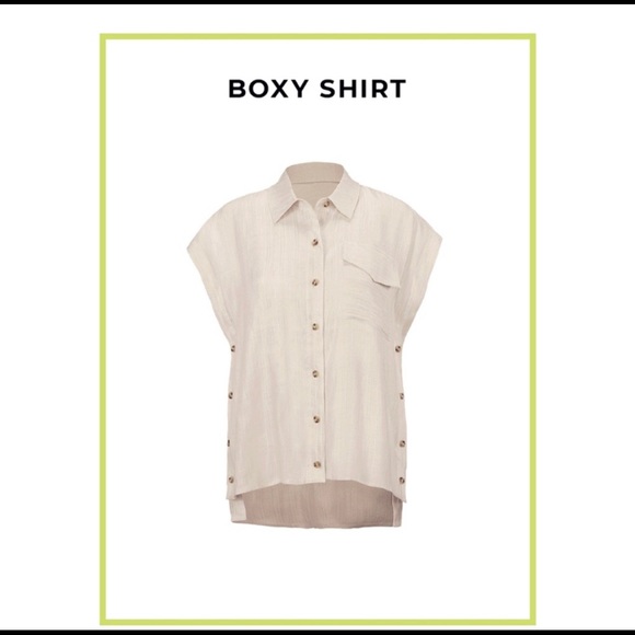 Cabi Boxy Shirt Spring 2021 New Arrivals #5951 Size M - Picture 2 of 9
